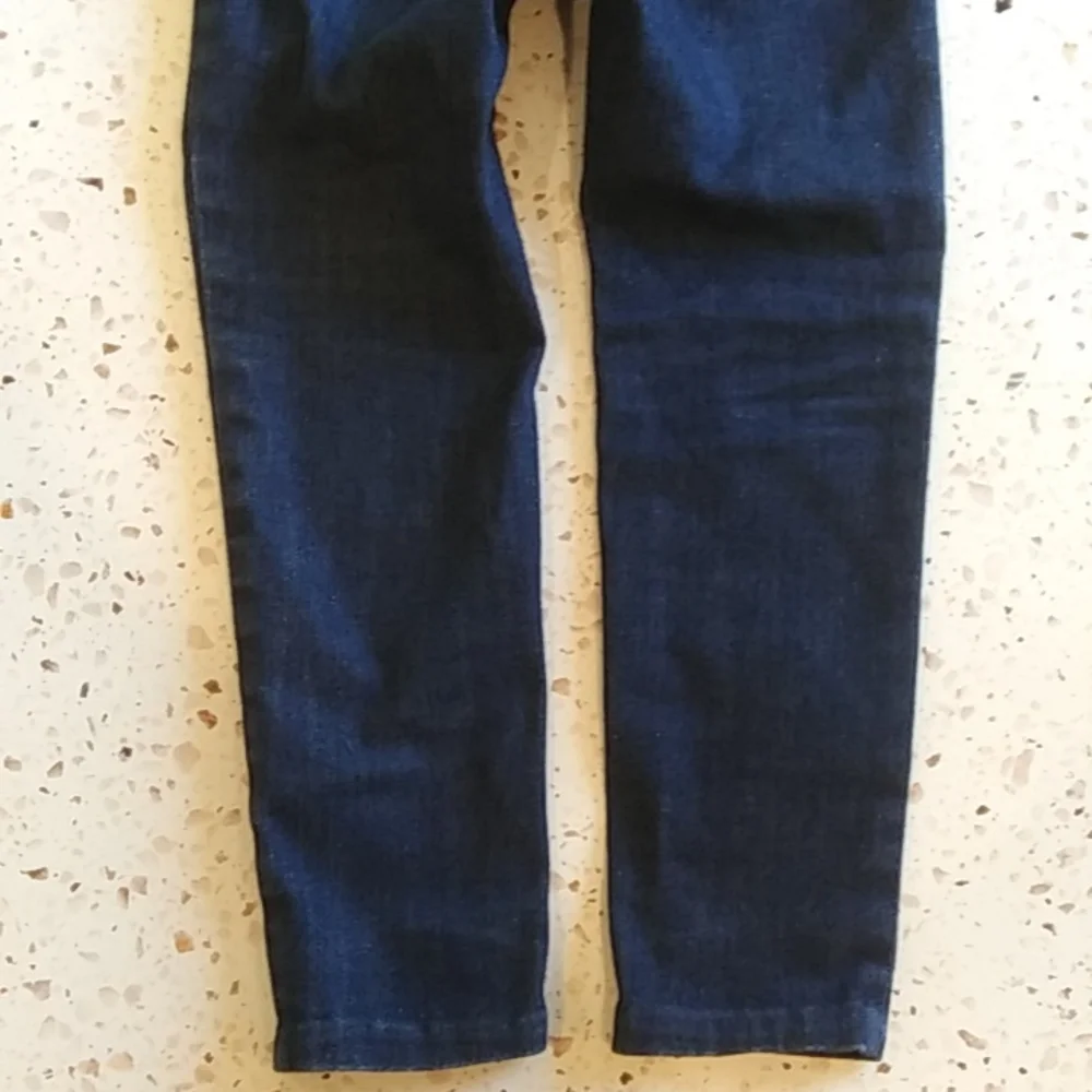 Old Navy | Dark Stretch Denim Ballerina Jeggings Zipper Front | 10